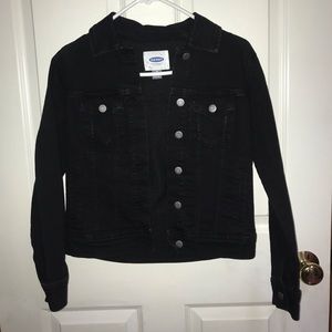 Old Navy black denim jacket